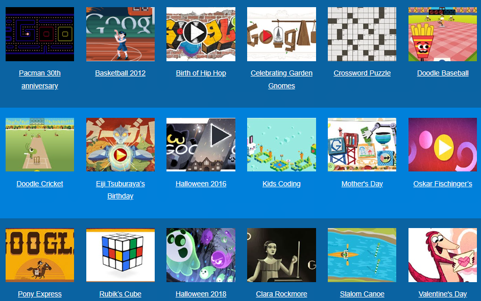 Google games online